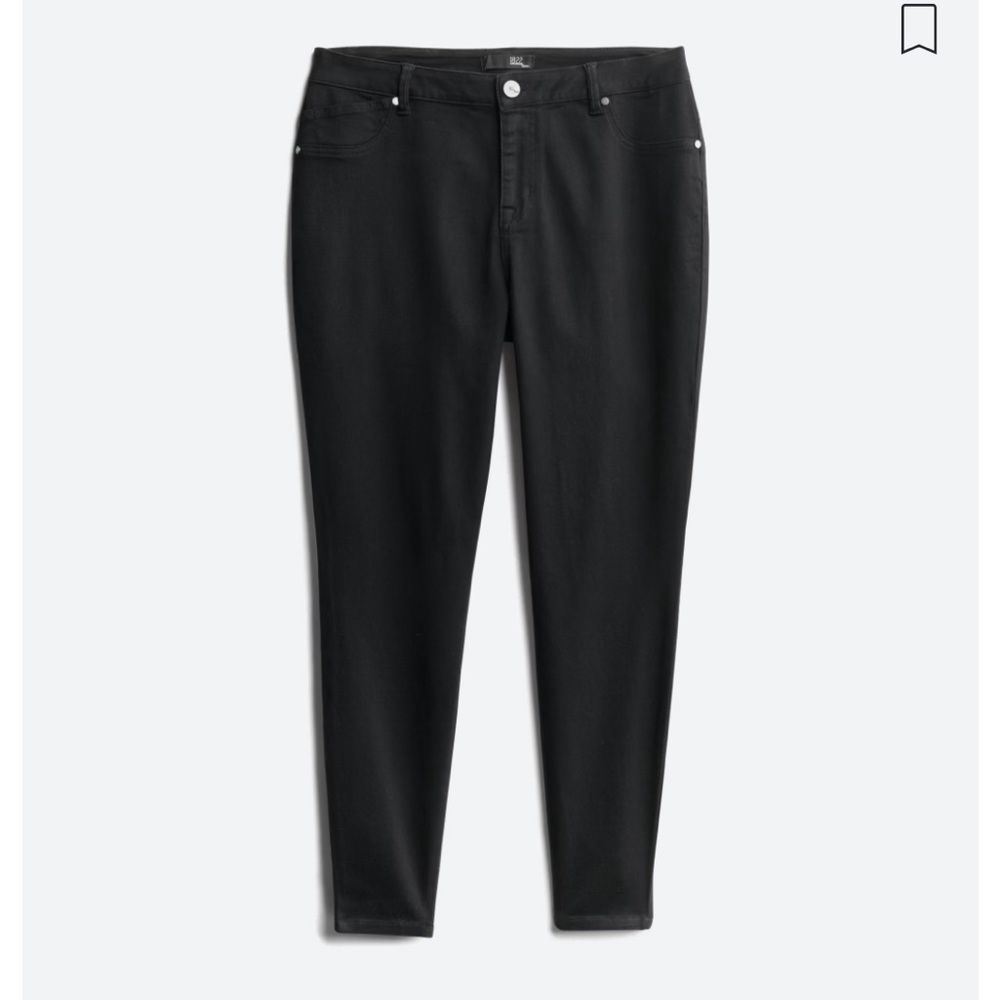 Stitch Fix - 1822 - Wynter High Rise Skinny Jeans - Black size 16W inseam 28”